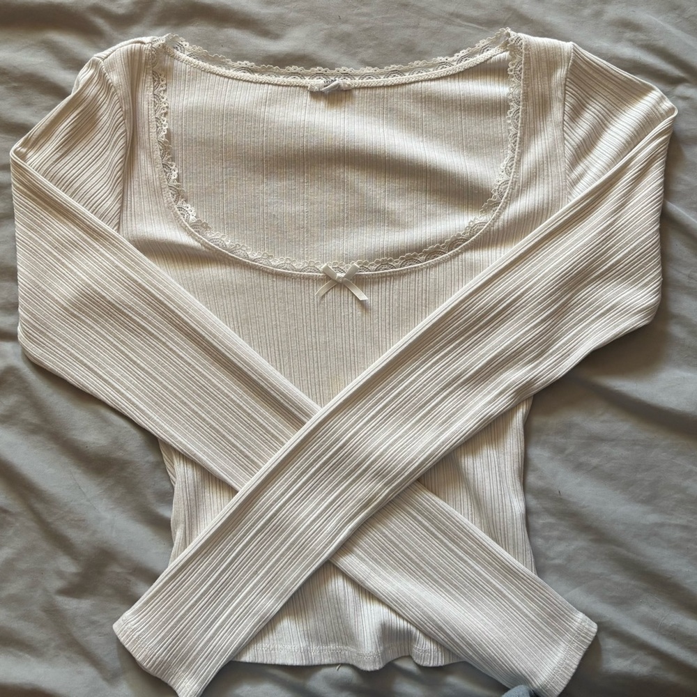 Garage White Long Sleeve